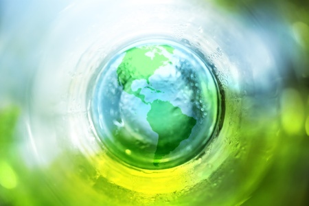 9631678 - blue and green earth background